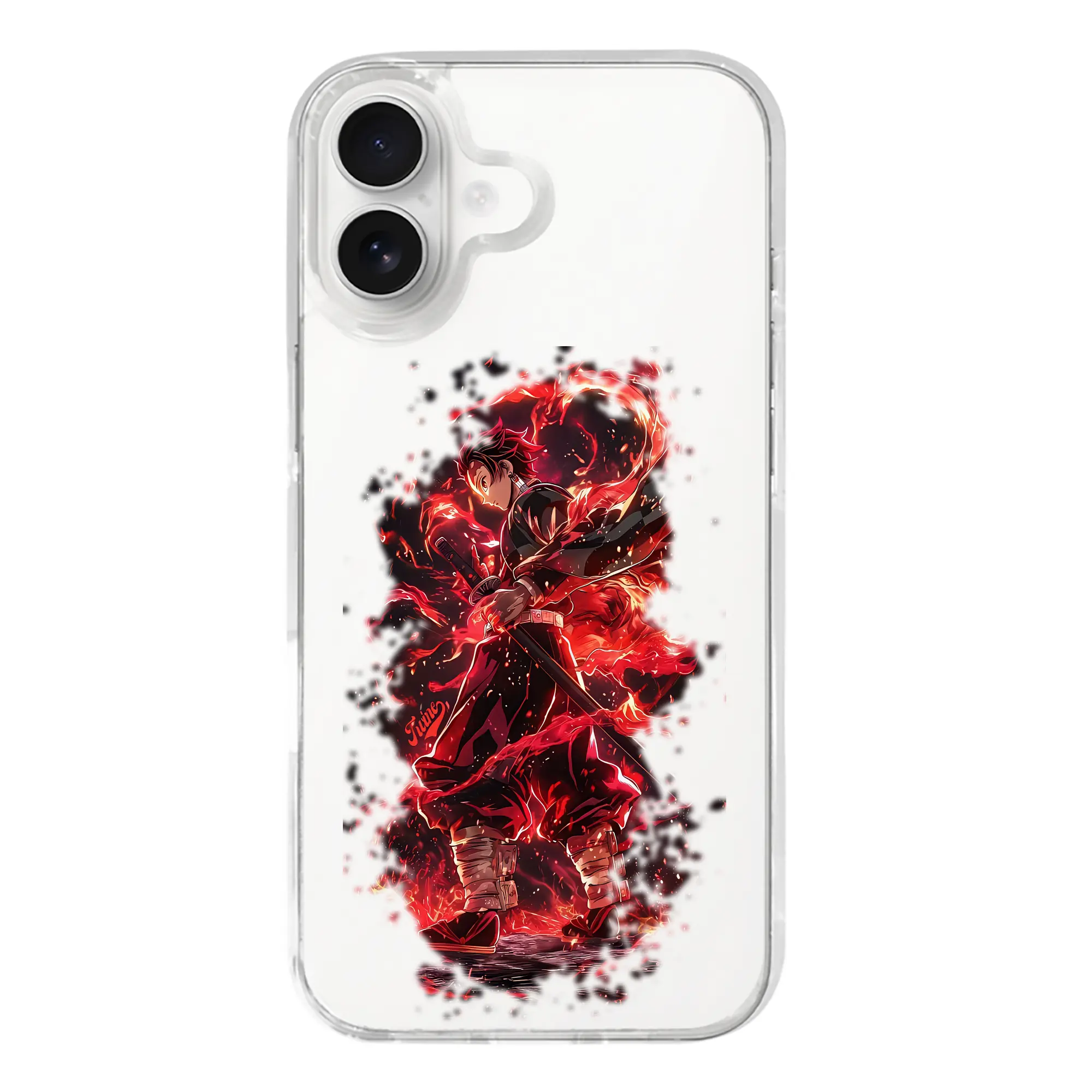 鬼滅の刃 グッズ,竈門 炭治郎 - iPhone 17シリーズ 透明スマホケース – 薄型・耐衝撃・精密フィット保護カバー